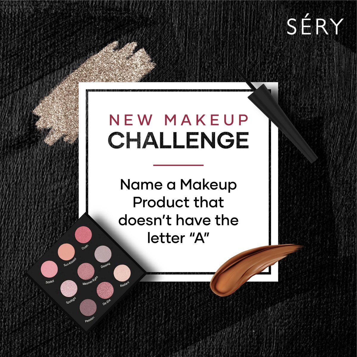 serycosmetics's tweet image. Hope your answers be as strong and quick as your flawless makeup looks.

#serycosmetics #makeup #getsetsery #makeupthatcares #eyeshadow #eyeshadowpalette #eyemakeup #sery #parabenfree #veganbeauty #beautythatcares #cleanbeauty #getsery #crueltyfree #skinlovingmakeup #vegan