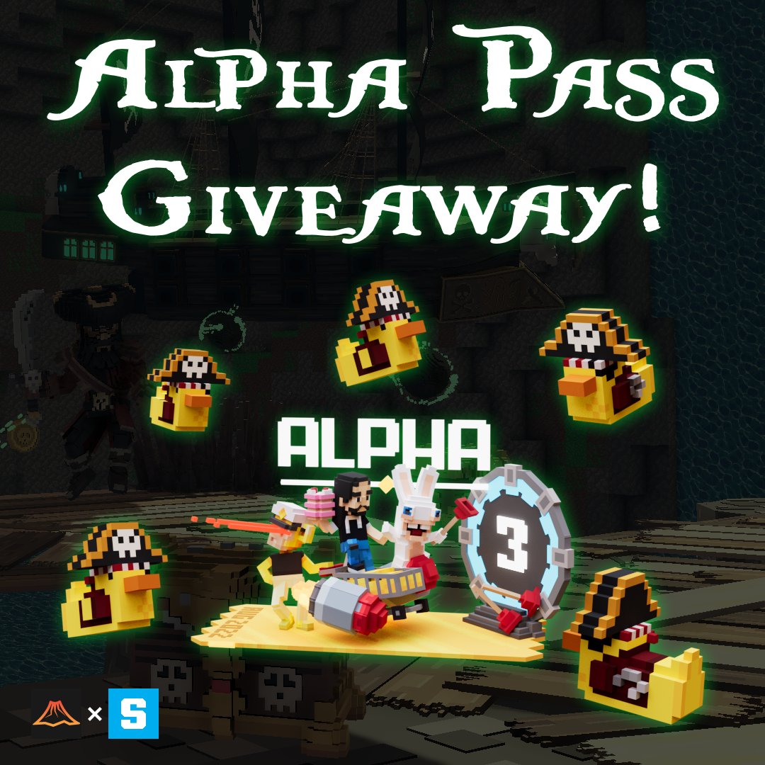 🎁 GIVEAWAY TIME 🎁

Celebrating the launch of SotHS, we're giving away an Alpha Pass + 5 Pirate Duck NFTs!🎉

Entry Requirements:
1⃣ Follow <a href="/HavocStudiosTSB/">Havoc Studios</a> 
2⃣ Like + RT
3⃣ Tag 2 friends
4⃣ Fill out the form below:

👉forms.gle/A9WtiiHx7Q11vt…

Results Sep 25th, Good luck! 🥳