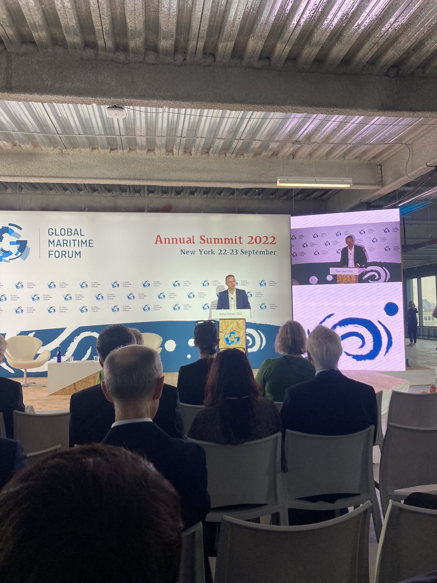 BFoldager's tweet photo. #GMF22 #decarbonization - in new york at global maritime forum ready to discuss actions to decarbonize maritime industry for 2 days with global industry leaders https://t.co/HfDmQz2PFn