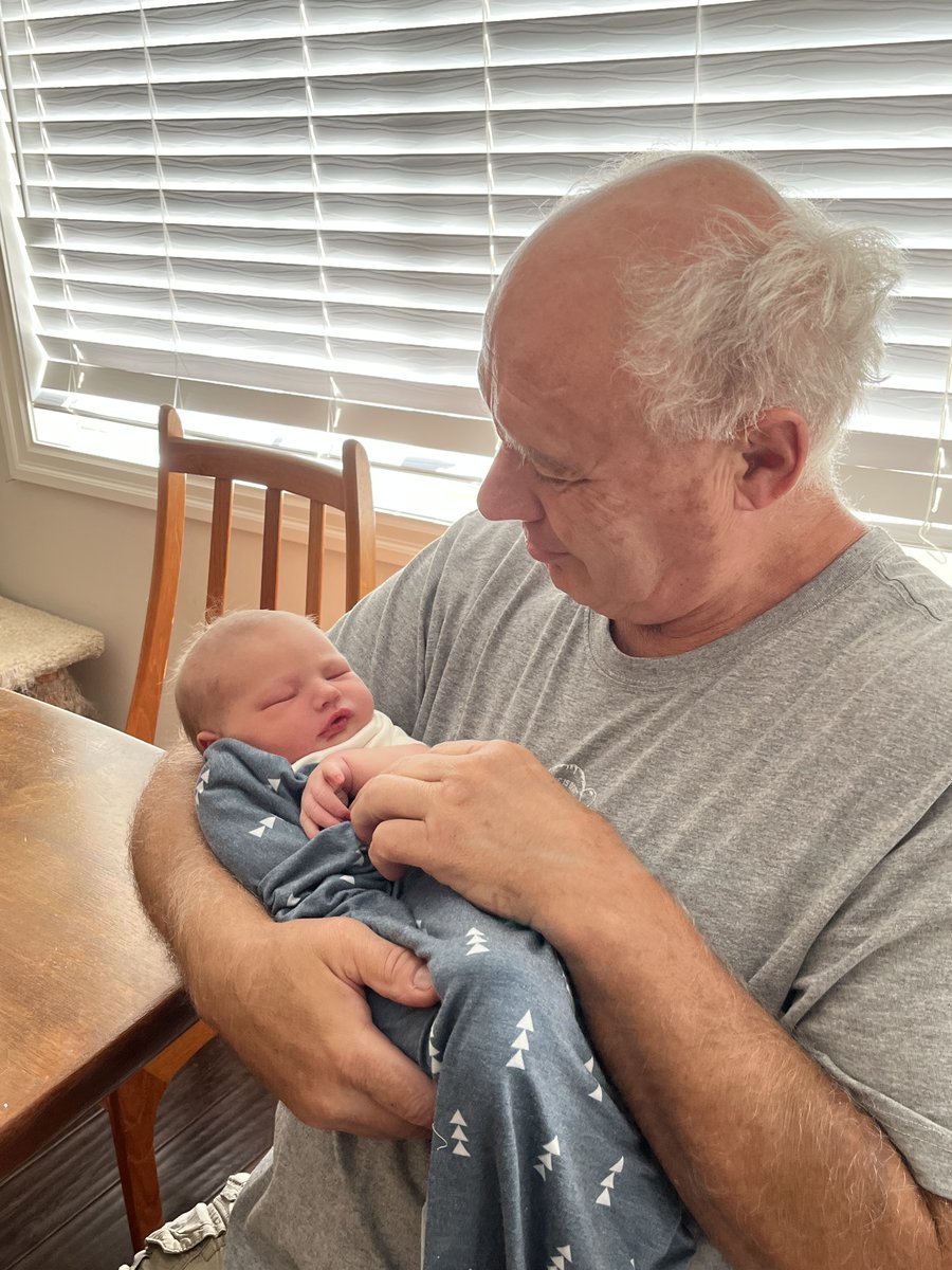 drfoxrob's tweet photo. Well last week was quite the adventure...on service, #WSD  (Thx @SepsisCanada brilliant work), one day home with🤢🤮(Thx colleagues for covering), new granddaughter, gave Zoom talk @MethodistHosp for #WSD event, walk in #GoStrides for @HamHealthSci.  #Academic #family #wellness https://t.co/OPZIKhK9yI