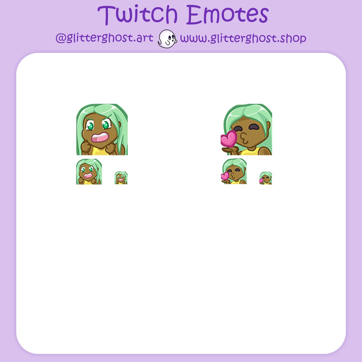 glitterghostart's tweet photo. I'm back to posting with a couple more practice emotes I did.

It's been a month!!
I started it off by traveling to Toronto to see My Chemical Romance preform  which was an absolute bucket list dream come true and completely amazing!!

When I got back I realized I had covid, https://t.co/MzyiCONZxZ