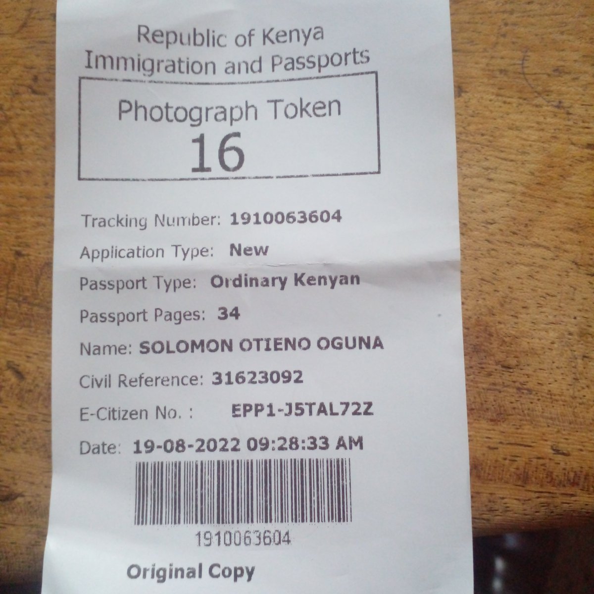 otienoguna1's tweet photo. @ImmigrationDept https://t.co/aphImz1nyo