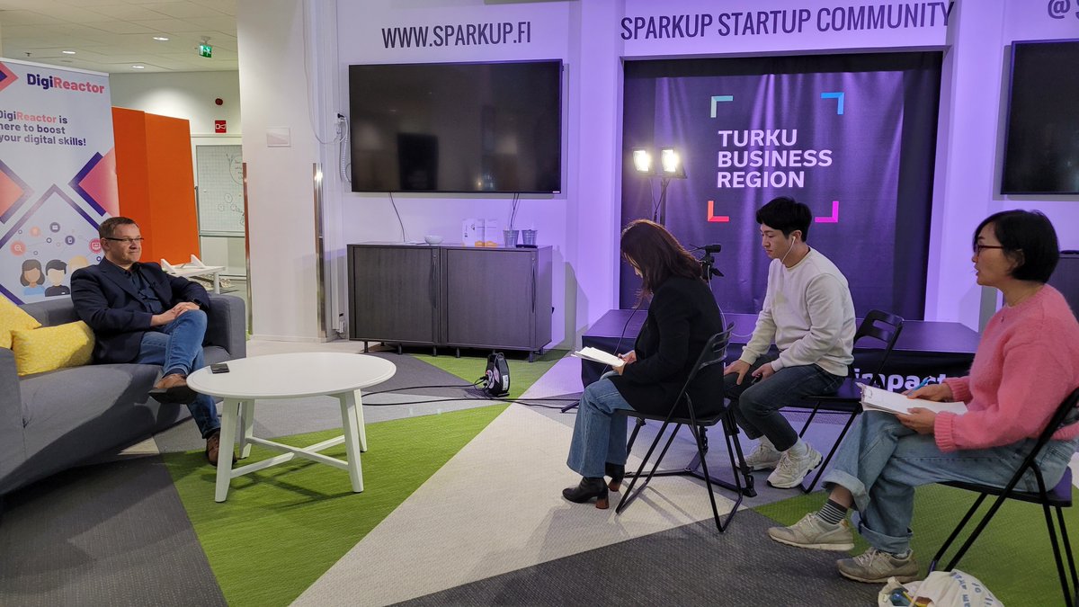 I gave an interview to @ChosunBiz about @EdutenOfficial and what kind if support @Turkukaupunki and @TkuSciencePark provide to startups. Thank you for the great conversation!