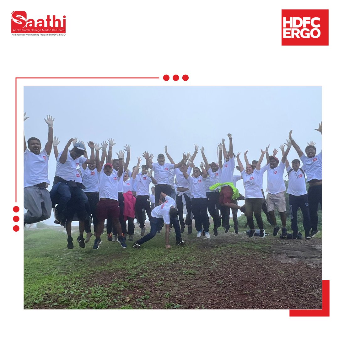 HDFCERGOGIC's tweet photo. SAATHI and our fitness community, ‘Fittastic’ organised a trek along with a clean-up drive at Prabalgad.
Our SAATHIs collected garbage on their way back from trek and we aims to create more such opportunities for our colleagues to volunteer.
#HDFCERGO #Saathi #Fittastic https://t.co/dy8mojC0yp