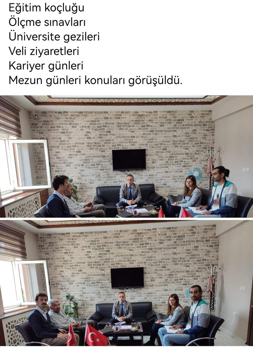 İlçe Milli Eğitim Müdürümüz İbrahim Badak başkanlığında ÇEKAP koordinatörü M. Orhan Durum, okul idarecileri Yakup Gözel, Kübra Yılmaz ve Rehberlik öğretmeni Selim Aydaşın katılımlarıyla 2022 2023 Eğitim Öğretim Yılı üniversite hazırlık çalışmaları planlama toplantısı yapıldı.