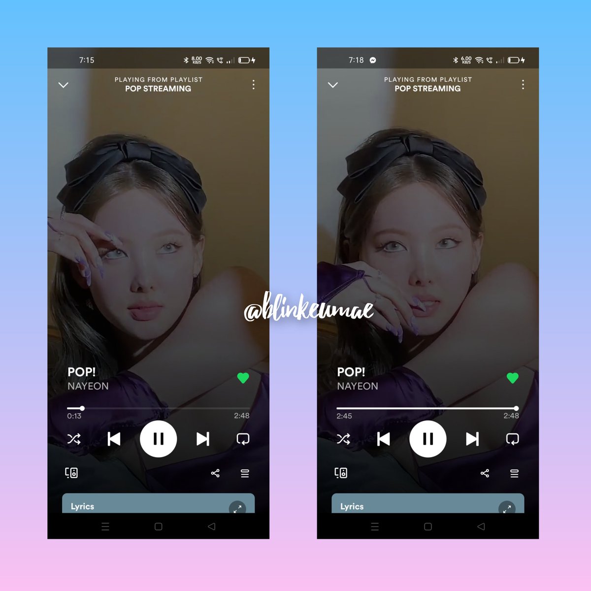blinkeumae's tweet photo. @keikei_nia @JYPETWICE #NAYEON     
#원스의_노을이_나연이
#POPstar_NayeonDay
@JYPETWICE https://t.co/fgCsQJPoyA