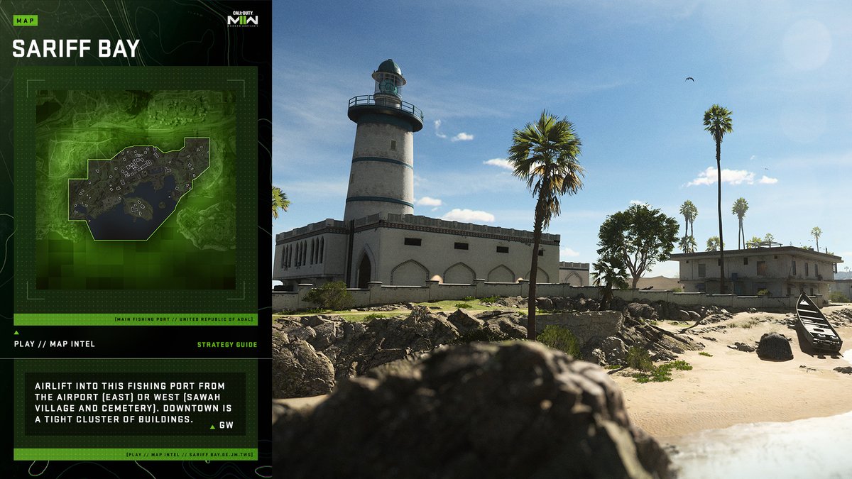 charlieINTEL's tweet photo. Guides for Hardpoint, Ground War - Invasion, and the Ground War map Sariff Bay have gone live on Call of Duty's site. 

These modes/map could be live at some point during #MWII Beta Weekend 2. https://t.co/MjQVe1MSL3