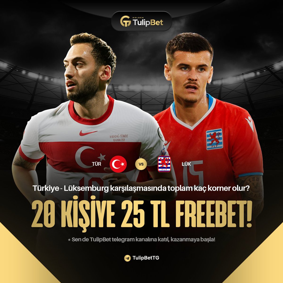 🏆 Uluslar Ligi'nin Kazananları Tulip'liler!
 
⚽️ 21:45 | Türkiye - Lüksemburg karşılaşmasında toplam kaç korner olacağını doğru tahmin et, ödülü kazan!

💰 20 Kişiye ₺25 FreeBet!

Bizi takip et ve tweeti RT'le!
Telegramdaki Katılım Formunu Doldur: bit.ly/3ISysrh