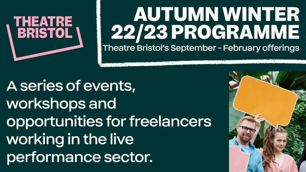 Our new programme has arrived! A series of offers, events, workshops and opportunities for creative freelancers working in the live performance sector.