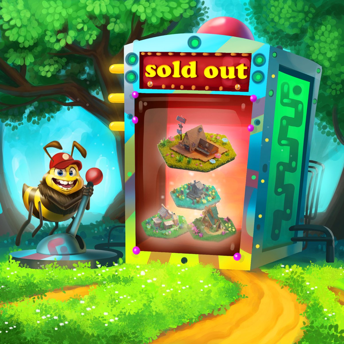 🍾 SOLD OUT! Congrats to all the new Land owners! 

🧠 Each land is 1/1 and full art, traits, and rarities will be revealed next month. 

🐝 If you missed out on this mint and still want to be a part of our community, pick up a Genesis Bee and join the swarm.
