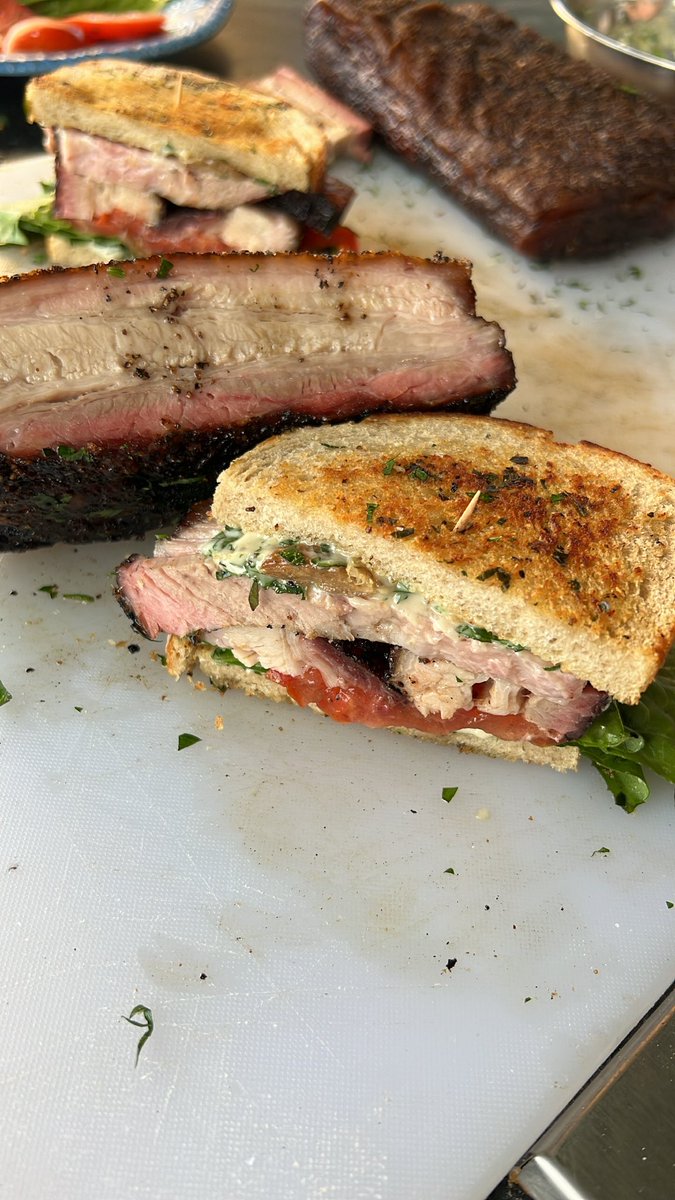 My new YouTube video on the tailgate series is live. This week is a 2 for 1 
Pork Belly burnt ends and pork belly brisket BLT!

Big thanks to the GameGuard crew for letting me come cook at the ranch! Use my code BLAKE72 for 15 percent off your order!

youtu.be/IkrbQ9-CPtU