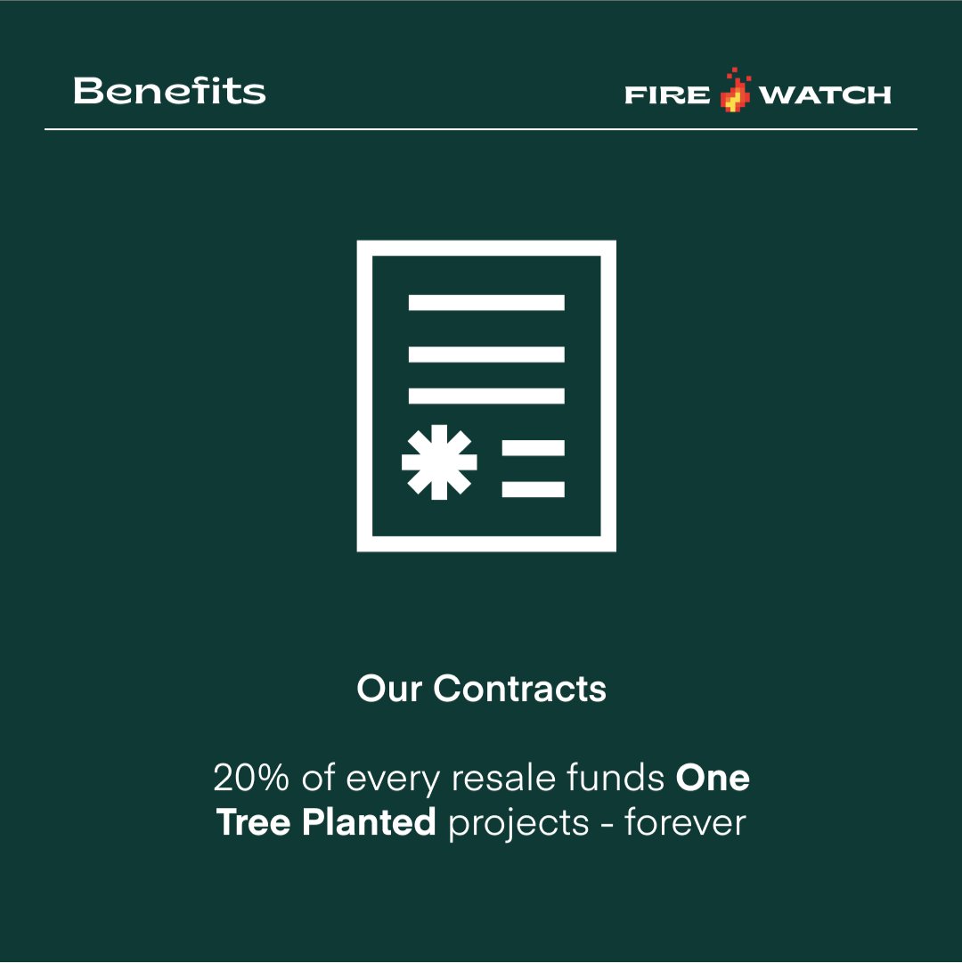 FIREWATCHFUND's tweet photo. We’re already working with the organizations that are putting these NFTs to work IRL. Our network of professional foresters at @onetreeplanted means environmental experts can create the change you will actually see. That’s #FIREWATCH 
#cryptoforgood #nfts #fireseason https://t.co/I6J9Jdo6KO