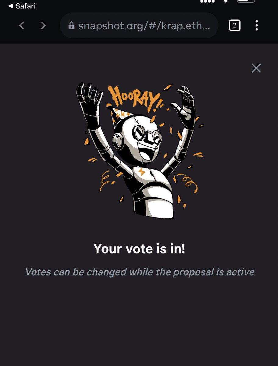 Christie Post (@christiepost) on Twitter photo #Web3 is powerful! I’m excited to be working on projects like <a href="/Krapopolis/">Krapopolis (💩,🐔)</a> <a href="/wearebcl/">Blockchain Creative Labs</a> that bring fans closer to the show. Today’s milestone shows that power as Krap Chicken #NFT holders can now vote to change episodic elements via <a href="/SnapshotLabs/">Snapshot.eth</a> snapshot.org/#/krap.eth/pro… #Web3 is powerful! I’m excited to be working on projects like <a href="/Krapopolis/">Krapopolis (💩,🐔)</a> <a href="/wearebcl/">Blockchain Creative Labs</a> that bring fans closer to the show. Today’s milestone shows that power as Krap Chicken #NFT holders can now vote to change episodic elements via <a href="/SnapshotLabs/">Snapshot.eth</a> snapshot.org/#/krap.eth/pro…