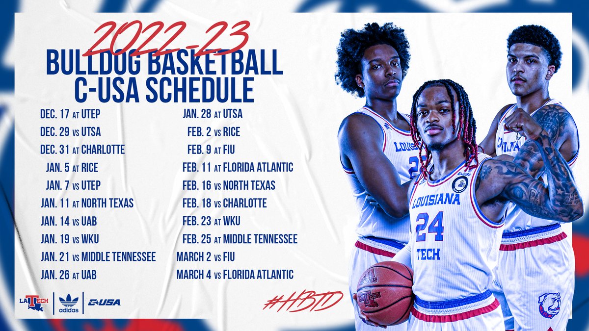 📅 C-USA Schedule Release 📅

Our 20-game league schedule is set. 

#HBTD 🐶