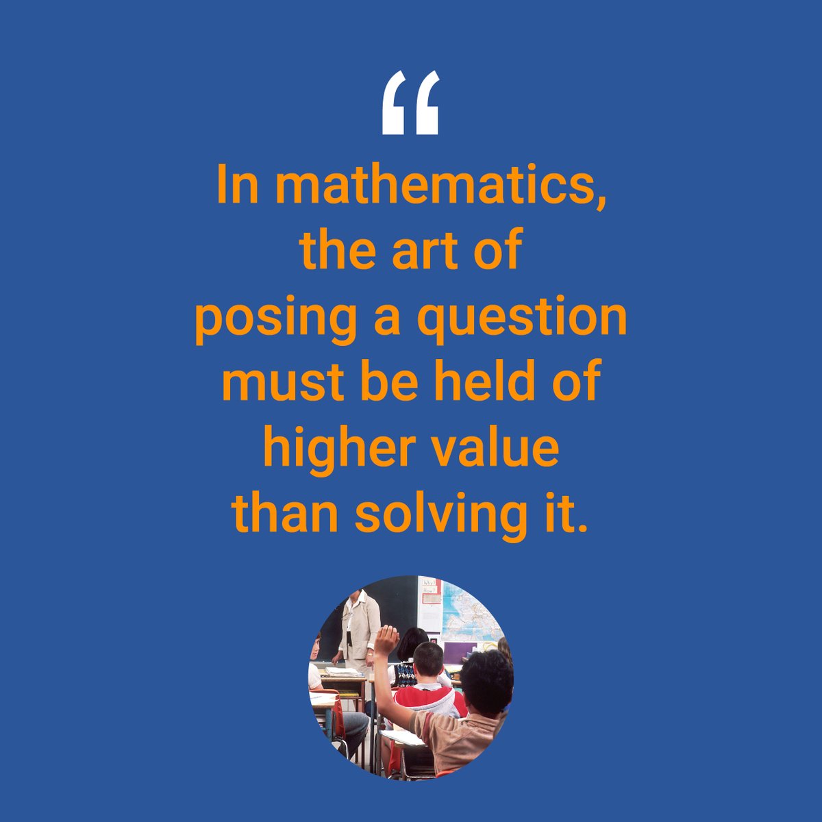 MathsCityLeeds's tweet photo. We love this quote so much- it totally 'sums' up our ethos at MathsCity! Our focus has always been on making maths an enjoyable, interactive experience. There's no pressure to find the right answer all the time - exploring maths is where we learn.
#Learn #ExploreMaths #MathsIsFun https://t.co/iIZX7dEdMz