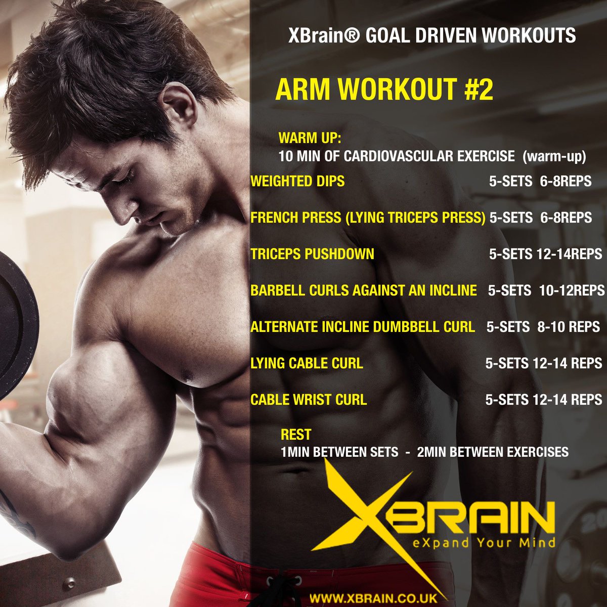 XbrainUk's tweet photo. XBrain Goal Driven Workouts
https://t.co/CRqHX3V9if
#XBRAIN #workoutroutine #workout #workoutmotivation #fitness #fitnessmotivation #gym #gymmotivation #fit #workouts #motivation #gymlife #healthylifestyle  #bodybuilding #training #workoutoftheday #exercise #workouttime https://t.co/rS1syrjpnF