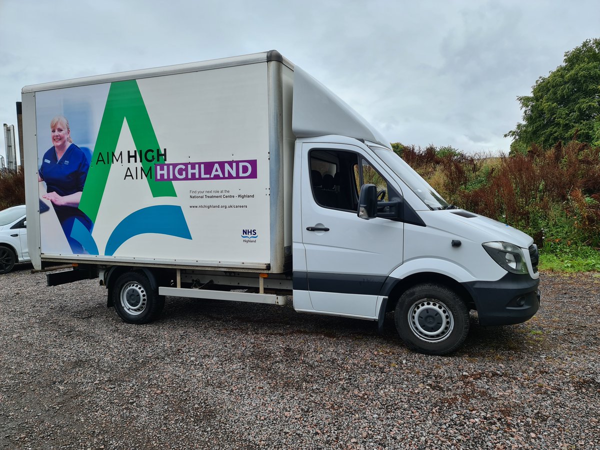 Travelling to the far corners of the Highlands, keep your eyes peeled for our new #NTCHighland wrapped vans. 

Opening in Spring 2023, exciting vacancies to work at the state-of-the-art NTC now available here ntchighland.org.uk

#AimHighland