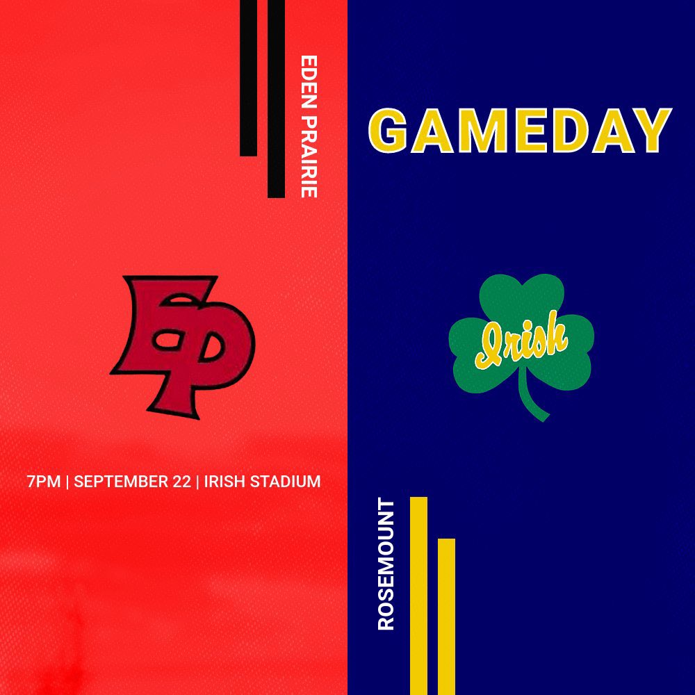 RosemountMNFB's tweet photo. 🏈 It’s GAMEDAY!!! 🏈
📍Irish Stadium
⏰7:00pm
🎟️ https://t.co/ds91KFCHg3
📺 https://t.co/1cyr095YIT
👚PINK OUT! 👚
#tacklecancer #capstrong https://t.co/8sKLiqUh4z