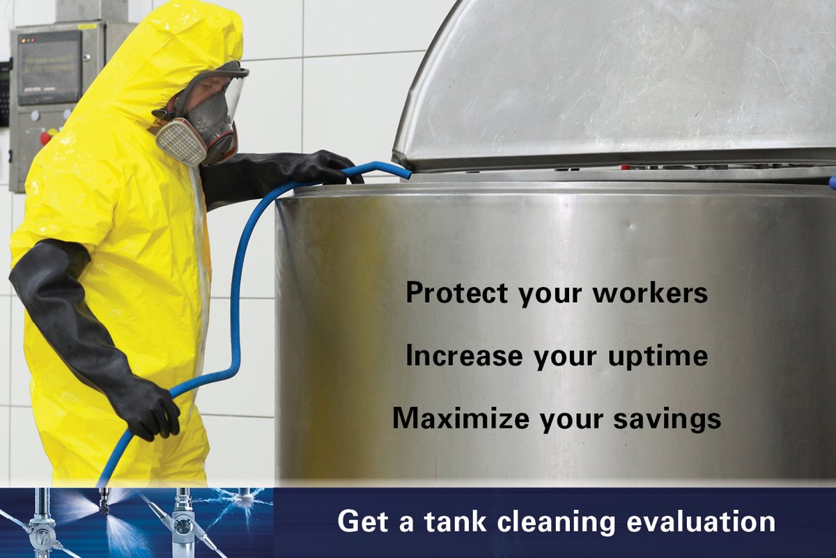 Manual tank cleaning can expose workers to potentially hazardous environments and chemicals. Automated tank cleaning eliminates risks, improves consistency, conserves resources and increases uptime. Interested? Request your free tank cleaning evaluation: bit.ly/3AEMwRO