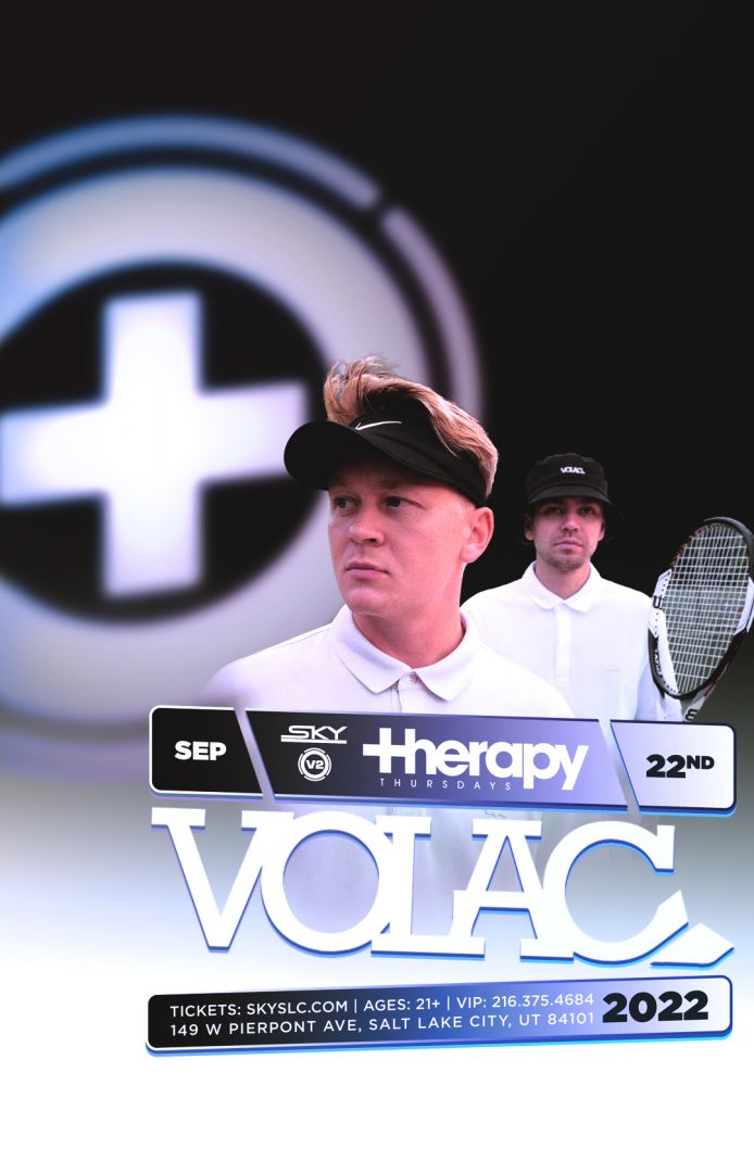 RealineGroup's tweet photo. You know what day it is... #TherapyThursdays happening at @SkyVenueSLC 😈

Bo York is playing #RooftopSessions

&amp; @VolacMusic playing #TherapyThursdays

Tickets here➡️ https://t.co/h9KqiAn8W1 https://t.co/Rjr2iD0NoK