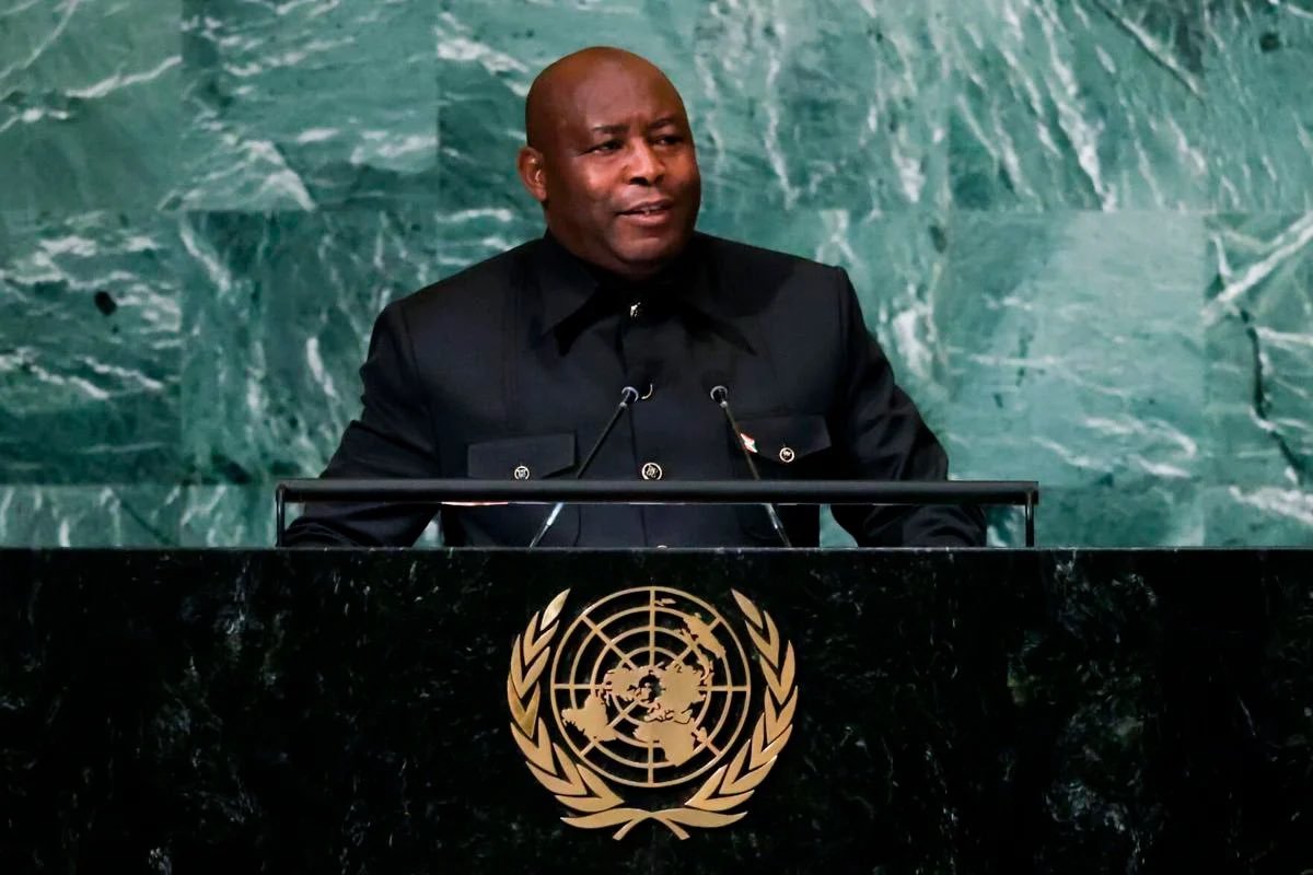 He is my Presedent 🇧🇮 and I proud of him! He always ready to serve us and help us to build our future🦅
<a href="/GeneralNeva/">SE Evariste Ndayishimiye</a>

#UNGA77 #UNGA #Abatwip