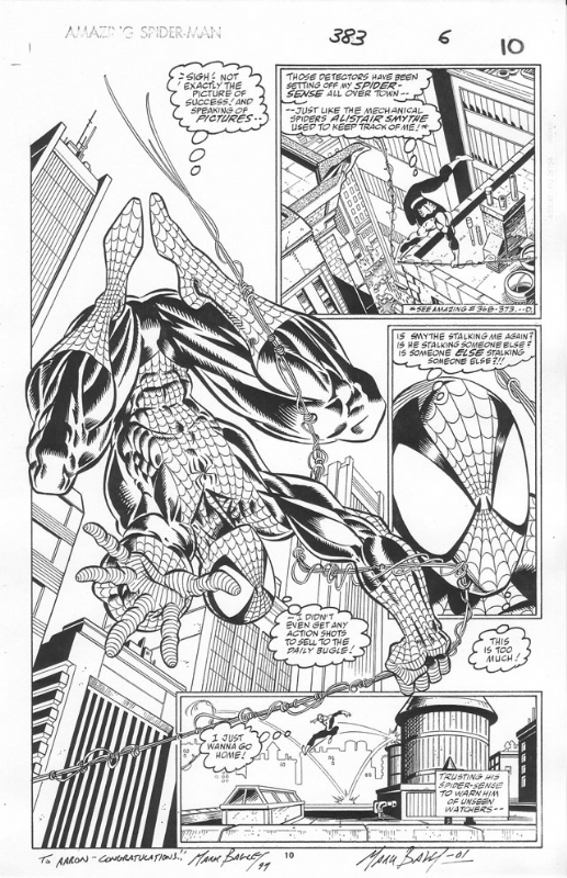iamluke85's tweet photo. #spiderman by #MarkBagley (Penciller) ,#RandyEmberlin (Inker) https://t.co/iJUXdEPGny