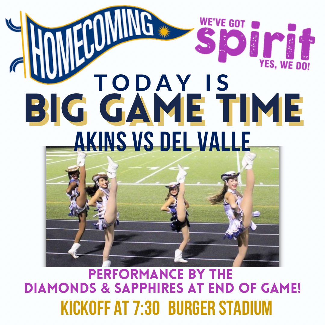 AHSDanceBooster's tweet photo. Who’s READY!!!!! Let’s GO EAGLES! #HOCO2022 @DiamondDazzlers @AkinsSapphires @AkinsYearbook @AkinsEagleBand @AkinsAISD @akinsathletics https://t.co/fM52NyrEOR