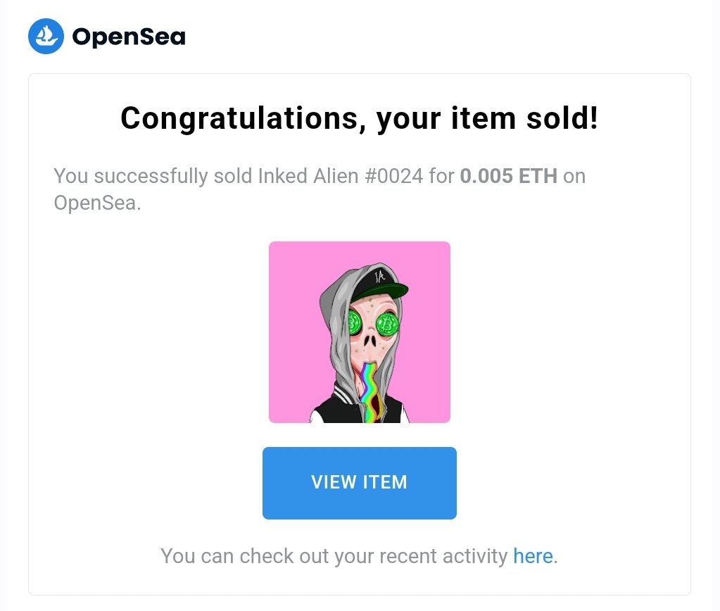 inkedAlienNFT's tweet photo. Ommggg!!!! 😵‍💫😵
i don't know who that was but i sold 4 ALIENS at once .. big thx omggg to unknown 🥰😍🥰😍🥰👽👽👽
Letss gooooo !!!!

Now i buy one from other artist!!!
@HuseinSelim2 @LostFluf
We help each other! We are the strongest Community !!
Big thx ❤
#nftsold #nft https://t.co/ORBX7WlDfo