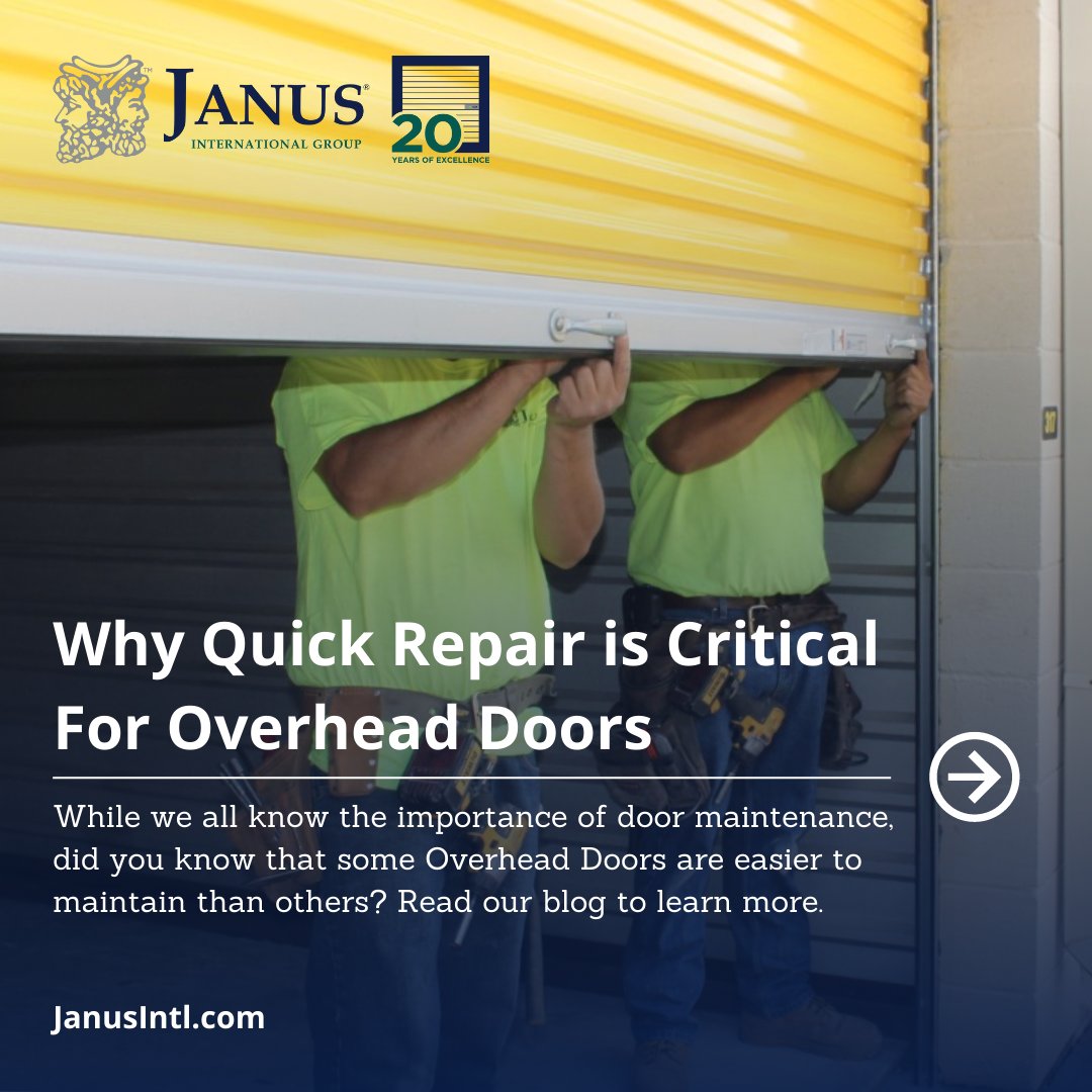 While we all know the importance of #doormaintenance, did you know that some #overheaddoors are easier to maintain than others? Read our blog to learn more! hubs.la/Q01mKm_w0