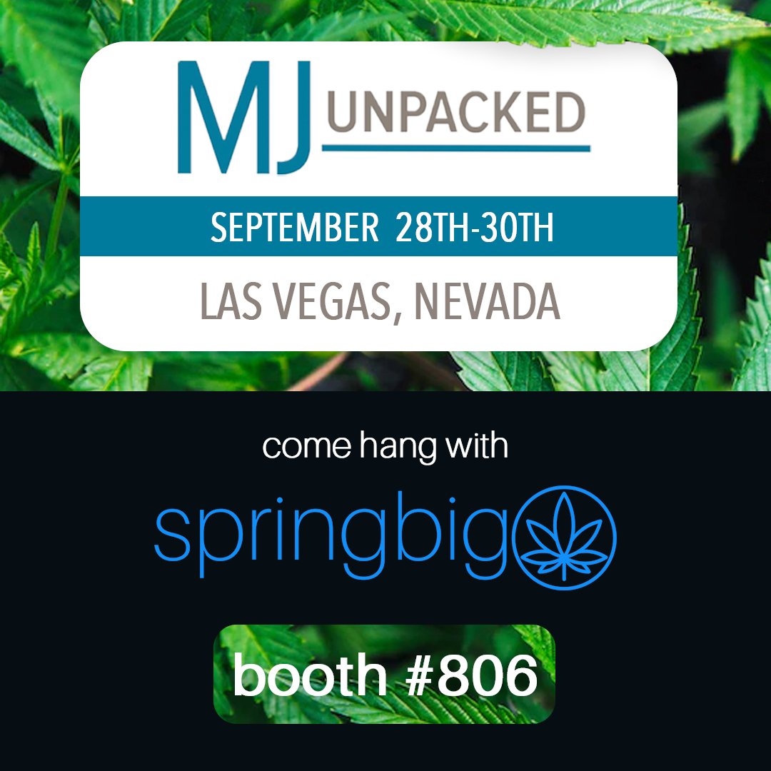 SpringBIG's tweet image. Our #springbig team will be at MJ Unpacked in Vegas next week from September 28th-30th. Be sure to stop by and catch up with us at booth #806! 💙 👋

We&apos;re excited to see all of our incredible retail and brand partners to talk about all the exciting things we&apos;re working on! 🌿 📈