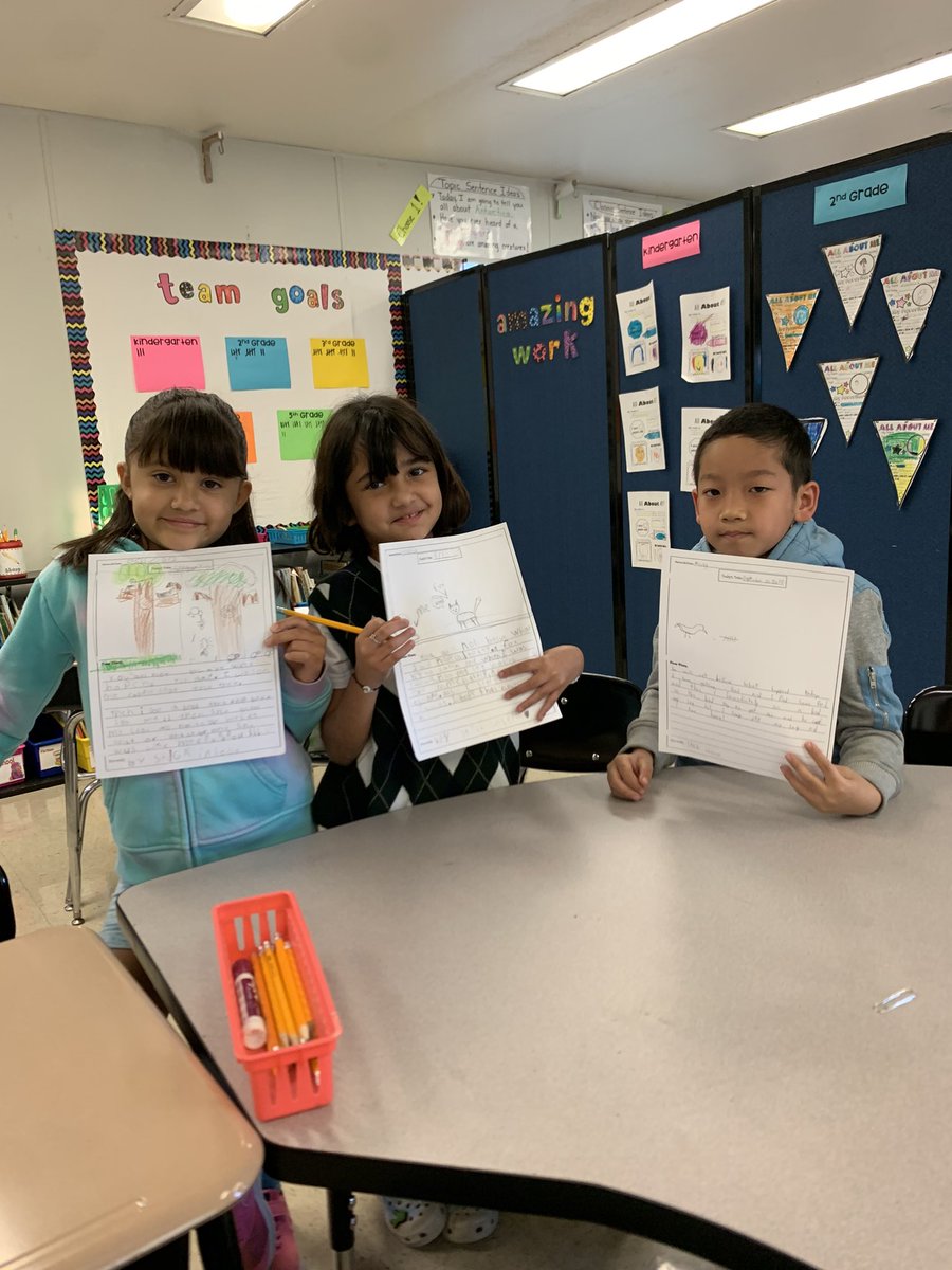 3rd grade students wrote diary entries from an animal’s point of view to show they understand the features animals have to keep themselves safe from predators.