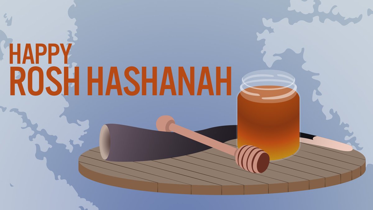 wrdsb's tweet photo. Shanah Tovah! #RoshHashanah begins tonight at sundown. 🌅We want to wish all #WRDSB students, staff and community members who are celebrating the #Jewish new year a blessed and sweet year ahead. https://t.co/QMgvW6yGiY