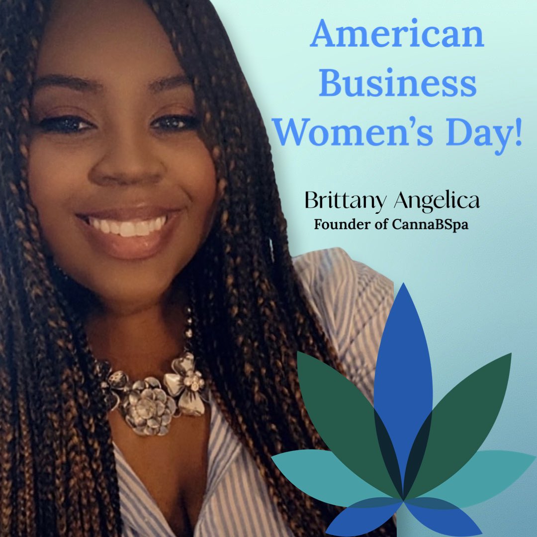 CannaBSpa's tweet photo. Itโs American Business Womenโs Day!
@BrittCannaB
#femalefounder #cbdskincare #skincarespecialist #skincareprofessional #womanownedbusiness #esthetician #atlesthetician #americanbusinesswomensday #atlantabusiness #femaleceo #blackowned #blackincannabis https://t.co/1t0eBaXcUu
