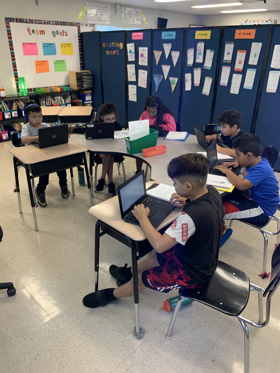 4th grade students are wrapping up a folktale unit by writing their own folktales. They impressed me with their creativity!