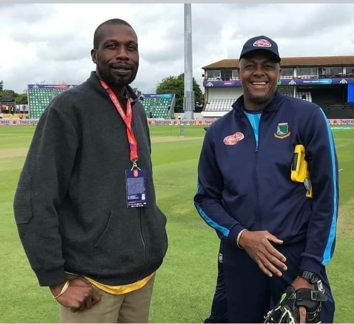 Happy birthday Curtly Ambrose, with friend and devastating opening bowler Courtney Walsh, have a great one Legend 