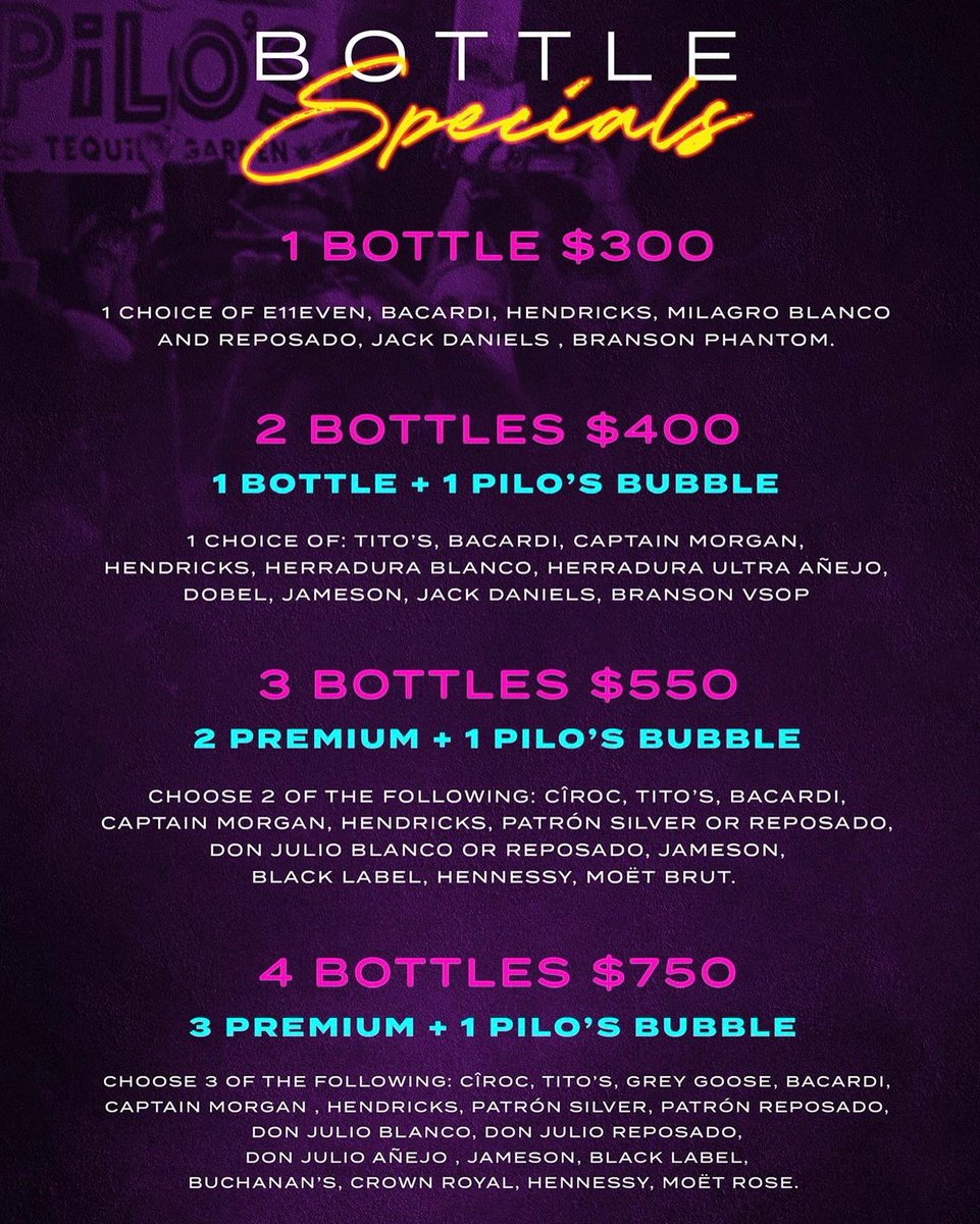 unkwngroup's tweet photo. Sunday funday specials 🍾 RSVP your table now! #BrunchMadeMeDoIt https://t.co/fTsIQUaTmd