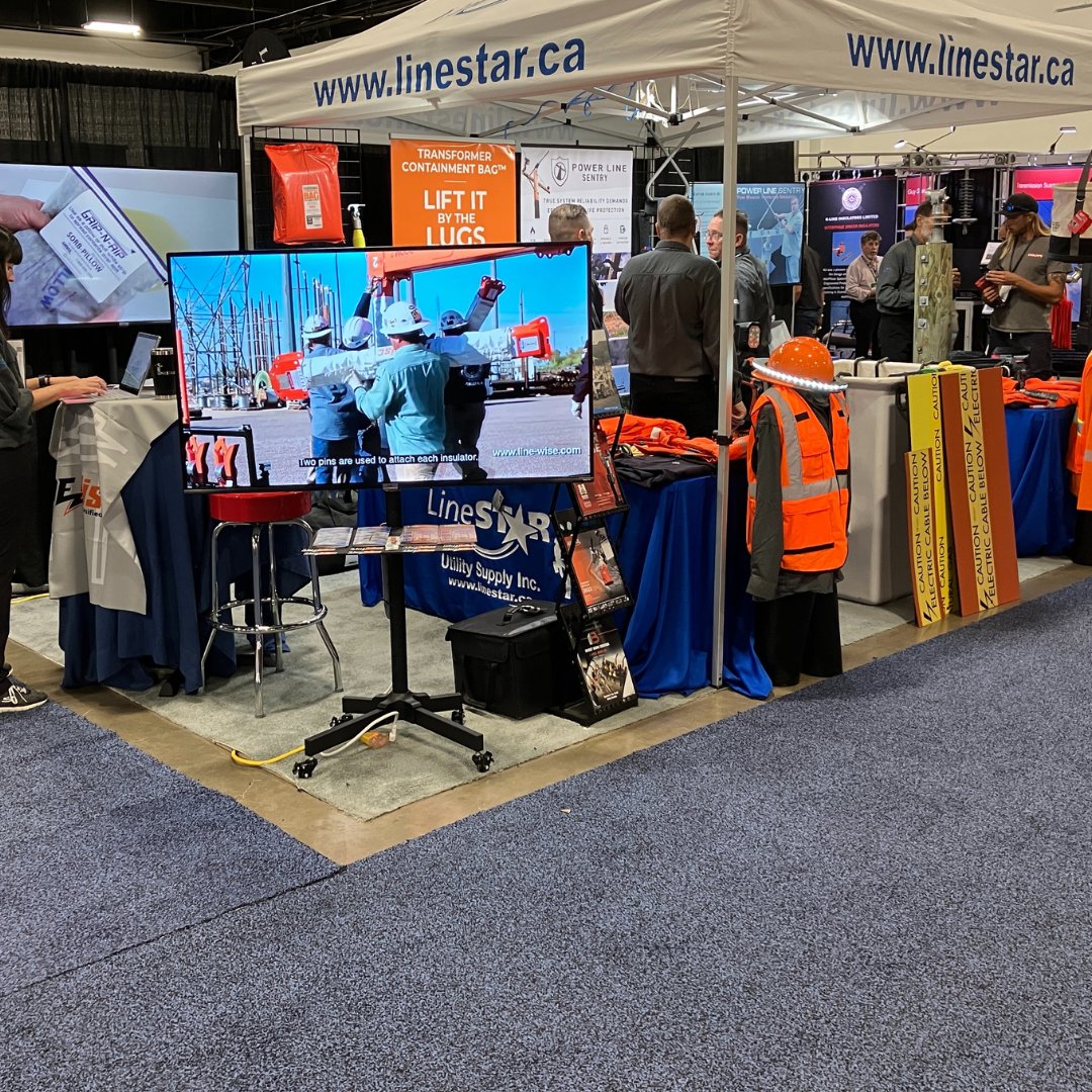 LineWiseUp's tweet photo. Bill had a productive week at the Canadian Utility Engineering &amp; Equipment Tradeshow (CUEE)
#utilityproducts #linewise #linestar https://t.co/oATTSz6IZf