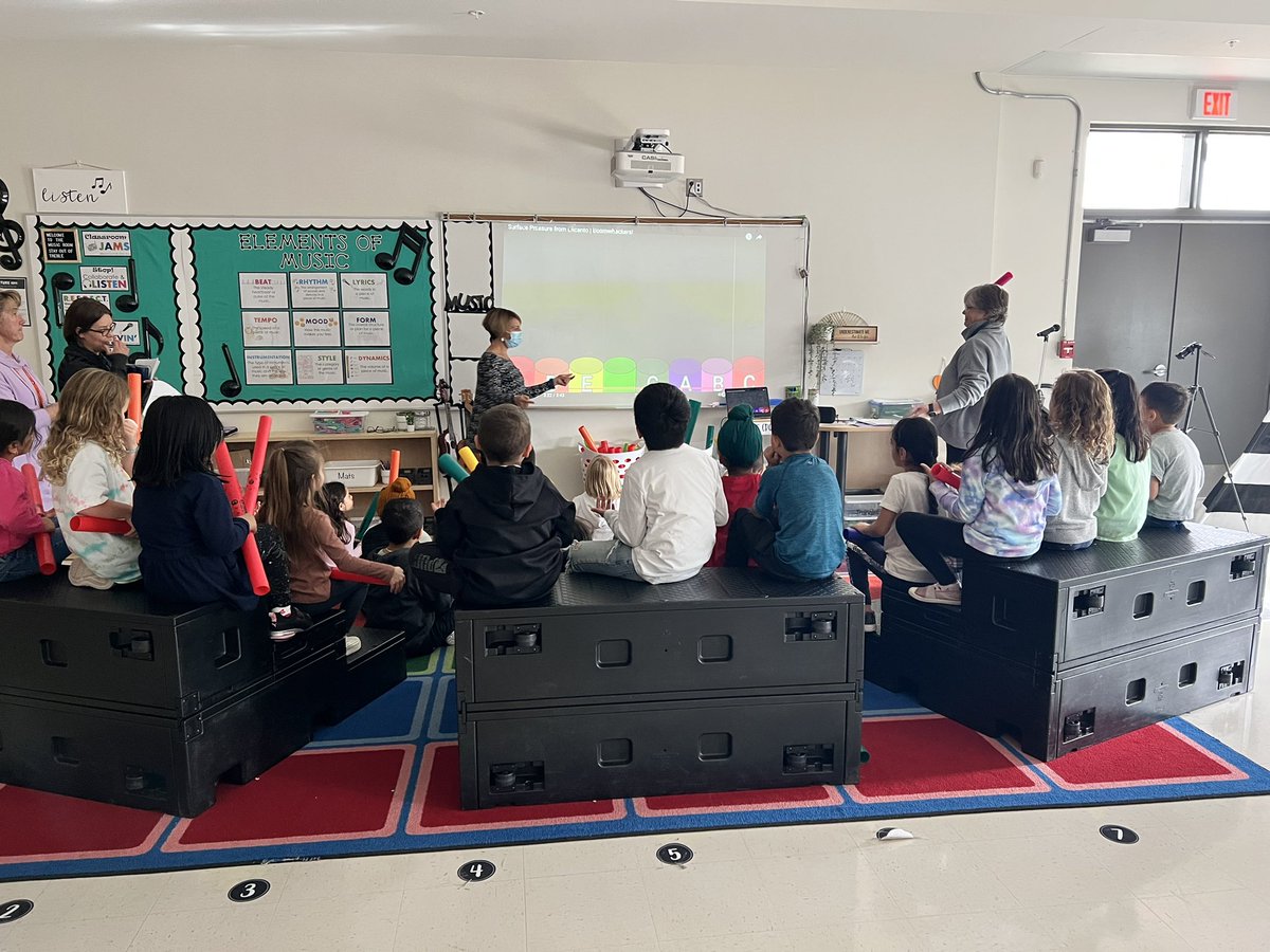 So much fun in music using the boom whackers <a href="/EastLakeRVS/">East Lake School</a> #rvsed