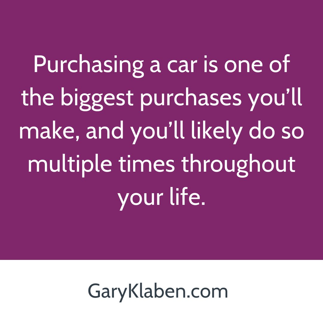GaryKlaben's tweet photo. The Advantages to Getting Pre-approved for an Auto Loan https://t.co/7MpX8KyuFR
#GaryKlaben #moneytalks https://t.co/CfwsMrWOfD