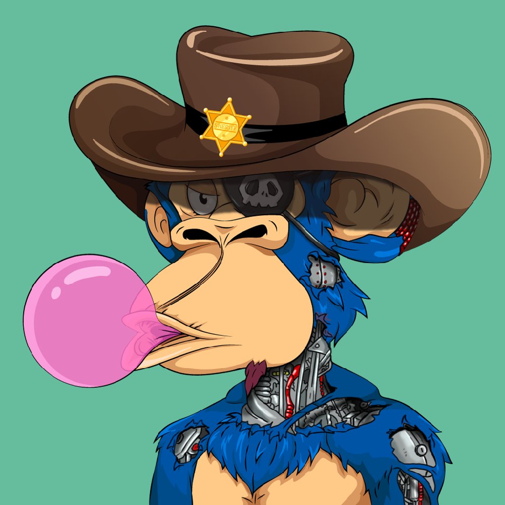 Cyborg? Cowboy? Pirate? I don't know
what I am either. I have two options; I'm
either going to try to figure out what I am
or chew my gum. Dude, bubblegum is
paramount.🐒

Interactions with this tweet will consider as WL🎉

#NFTs #SolNFTs #WLGiveaways #NFTCommumity #SolanaNFT