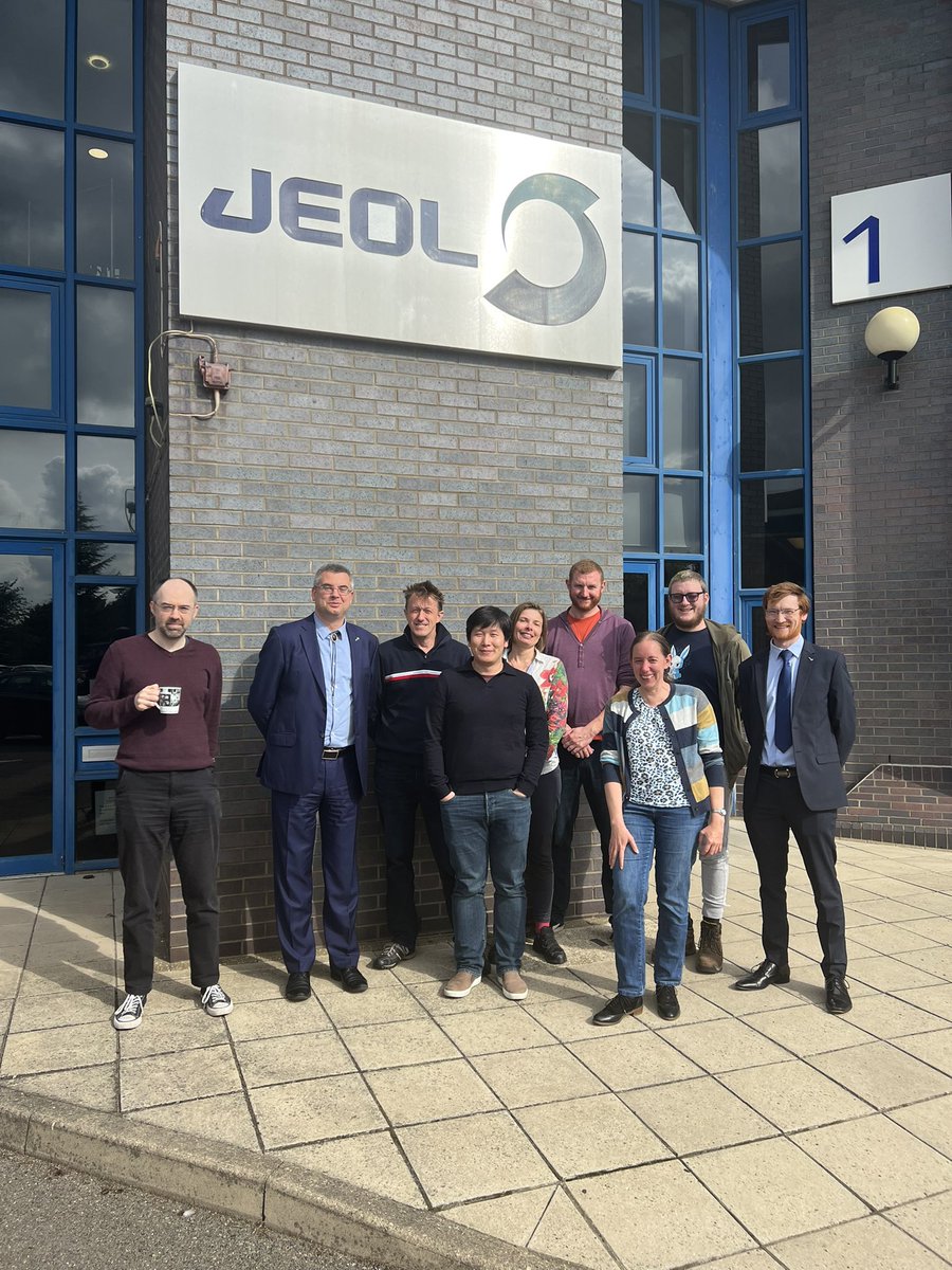 JEOLEUROPE's tweet photo. Our #SerialEM workshop attendees are having fun &amp; working hard this week at #JEOL UK’s headquarters
#electronmicroscopy #TEM #tomography 
@MattRGR @CUIKCL1 
@Bartosz_Marzec 
Toby Starborg 
Chen Huang 
Pascale Schellenberger 
@DrTomForan 
@sas_bakker
Anton Cleverley 
Eudri Venter https://t.co/D3yO3pFs6Z