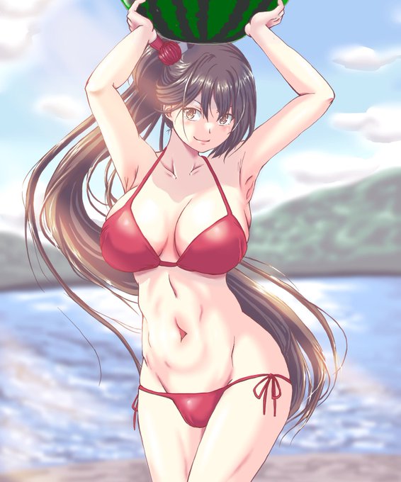 #夏が終わりそうだし今年描いた水着絵を貼ろう
2枚目は水着じゃないかもしれない
意外と少なくてびっくり…下着は多かったw 