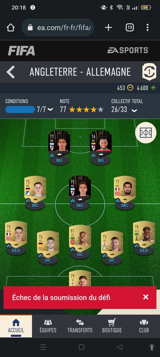 MaximeTherage's tweet photo. @EAFrance @EA_FIFA_France pourquoi je ne peux pas soumettre le défi alors que toutes les conditions sont faites ? 🧐
#FIFA23 #FUT23 #futwebapp https://t.co/LNYKYqywR4
