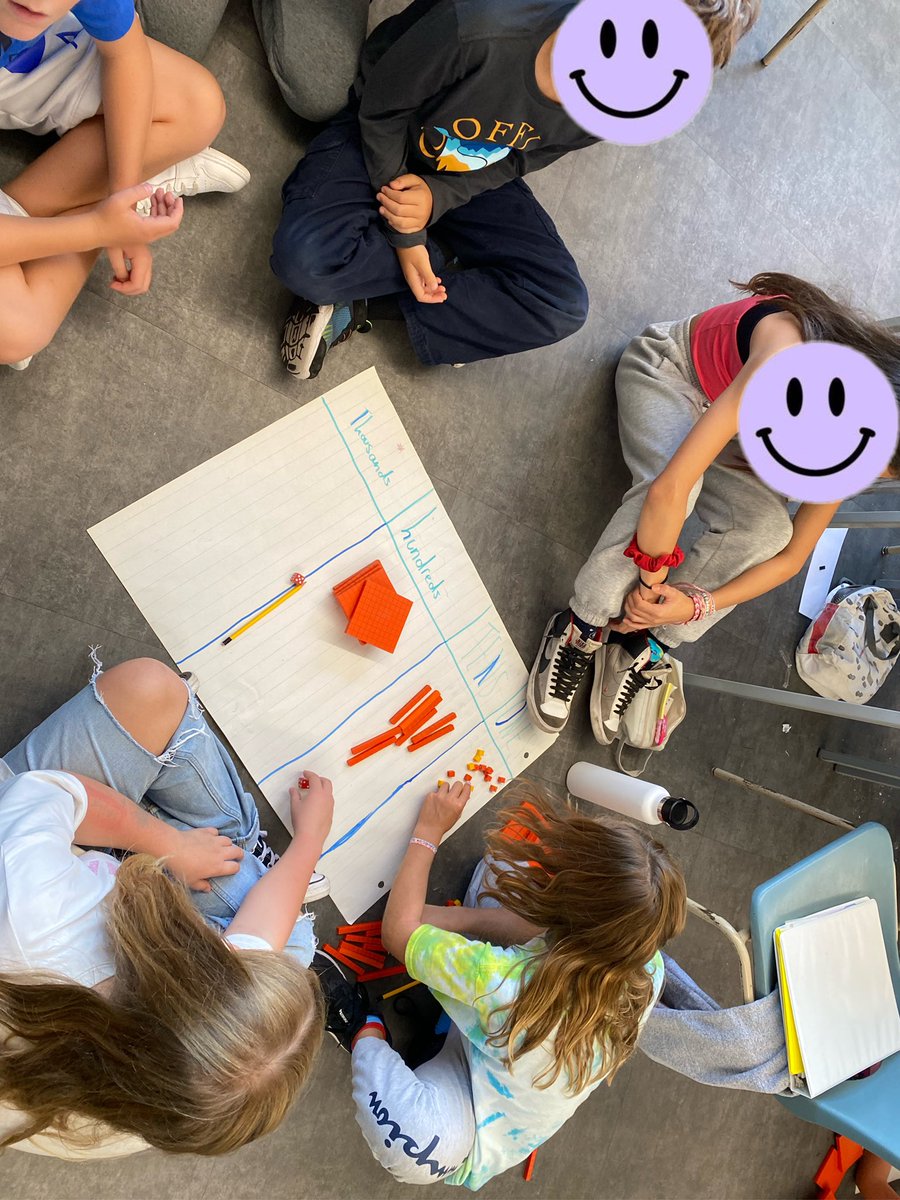 MissMHazzard's tweet photo. Today in math, 4/5-1 played this place value game to conceptualize our understanding of whole numbers and introduce decimals! We had a lot of fun competing to see who could reach 1000 first! #math @MordenHDSB https://t.co/23aJaNQ1MV