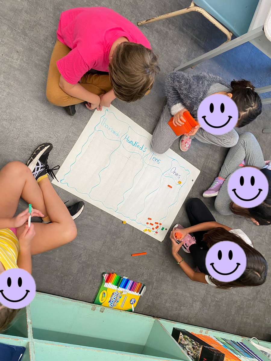 MissMHazzard's tweet photo. Today in math, 4/5-1 played this place value game to conceptualize our understanding of whole numbers and introduce decimals! We had a lot of fun competing to see who could reach 1000 first! #math @MordenHDSB https://t.co/23aJaNQ1MV