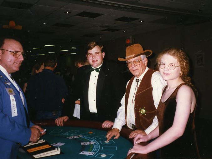 circlekintnl's tweet photo. #ThrowbackThursday: Waiting for the next card to be flipped at the 1983 TX-OK District’s casino night fundraiser for iodine deficiency disorder research, are Circle K International Gov. Scott Kimball, Kiwanis Gov. Morrow S. "Mike" Krum, &amp; Key Club Gov. Kristin Fulton. #ChooseCKI https://t.co/o9Lfegx7Wv
