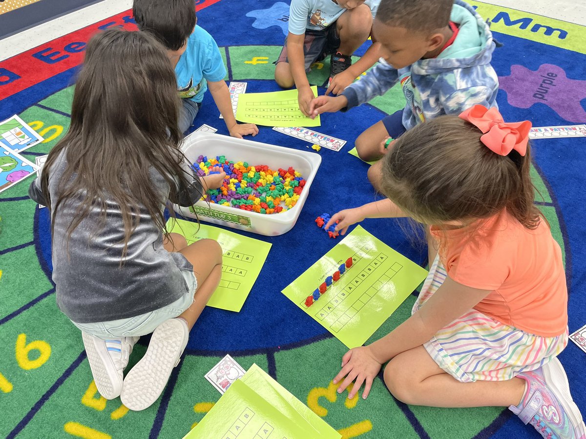 KaylaWestling's tweet photo. Math Stations are in full swing! These Kinder kiddos are rockin’ it!! ✨1️⃣2️⃣3️⃣ @NISD_ECE @NISDTomlinson https://t.co/r2xKx0lCSj