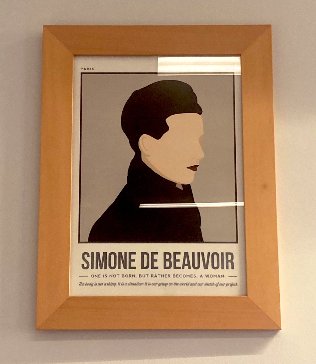 DrElizabethMac1's tweet photo. Very happy with the new prints and posters for our department classroom. The #MaryMidgley print, painted by the super talented @EmmaJCurran, is my own, but I’ve decided I need her at work for those days when you need a watchful and supportive eye! #PhilosopherQueens   #Philosophy https://t.co/tYmC6Y5AXi