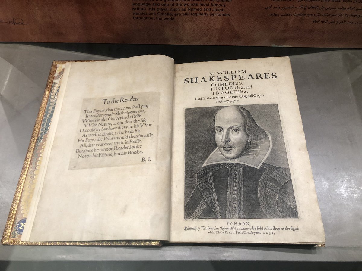 ayubkhan786's tweet image. Amazing treasures of library exhibition at #MBRLibrary seeing the Shakespeare Folio made me feel at home!