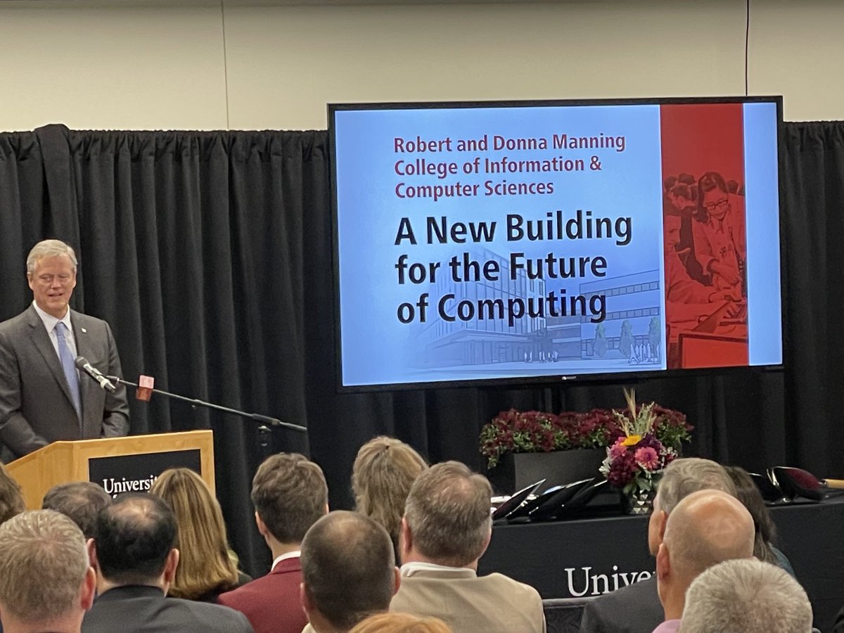 KatePutnamMA's tweet photo. So proud of ground breaking for @CICS College of Computer Science ⁦@UMassAmherst⁩ https://t.co/0eTvb6q1bX